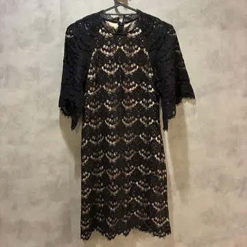 질 스튜어트 블랙 레이스 포멀 원피스