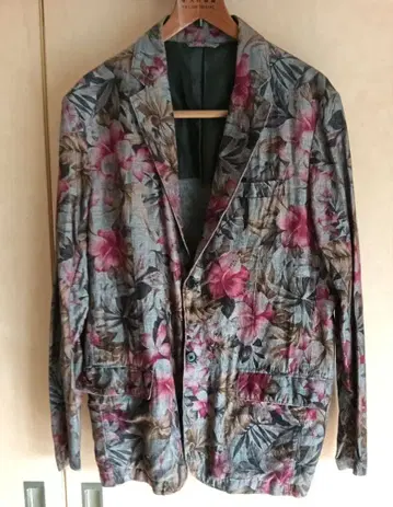 BACK NUMBER 플로럴 테일러드 자켓 L