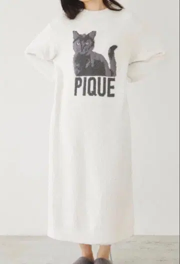 젤라또피케 고양이 도그 자카드 원피스 한정 상품 보들보들