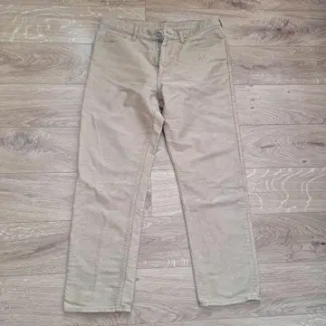 AURALEE 베이지 치노 팬츠 데님