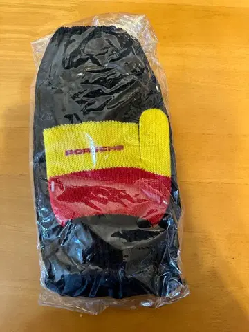 Porsche 정품 긴 장갑 블랙/빨간색/노랑
