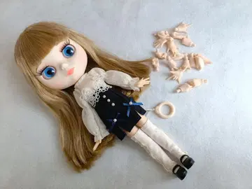 아이시 인형 플라티나 블론드 아웃핏 & 신발 & 핸드 파츠 세트