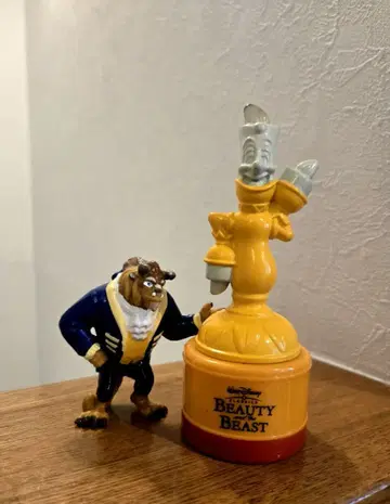 맥도날드 디즈니 미녀와 야수 비스트 루미에르 피규어 아메토이