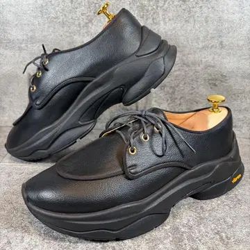 새상품급 le torina 서스티나블 가죽 비브람 밑창 대드 스니커즈