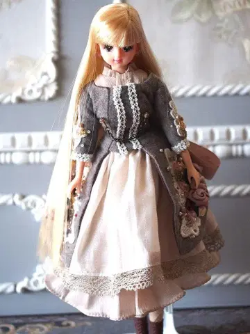 리카짱 캐슬 마린 블론드 롱 스트레이트