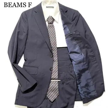 [ 새상품급 ] BEAMS F 빔즈 F 수트 셋업 네이비 총 안감 44