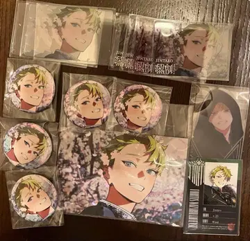 화승풍영 진타로 캔뱃지 클리어 카드 엽서 agf