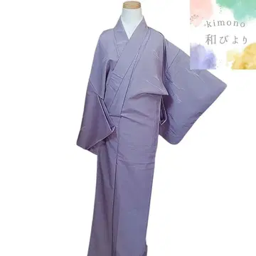 와 14 기모노 이로무지 단의 풍경 보라색