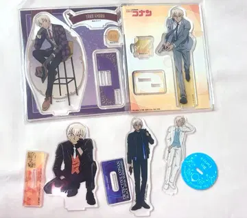 명탐정 코난 아무로 토오루 아크릴 스탠드 5점 묶음 판매