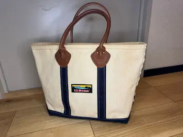 빈티지 LLBean 엘엘빈 토트 핸들 가죽 빈티지