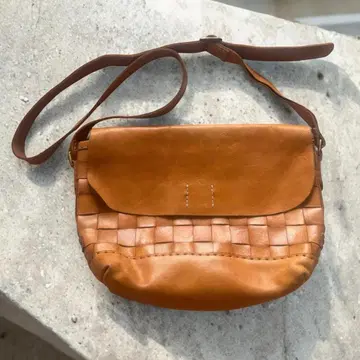 새상품급 KYUKA 큐카 가죽 뜨개질 메쉬 토트백 구제 의류 모리코어