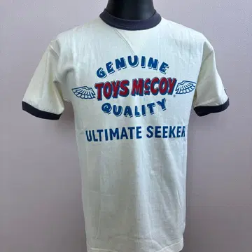 TOYS McCOY 반팔 티셔츠 s 사이즈 크림색