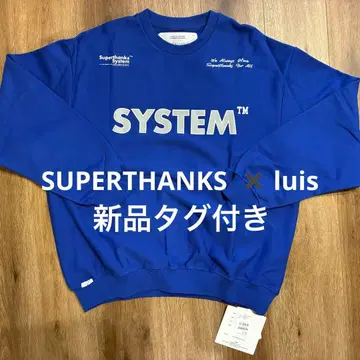 SUPERTHANKS SYSTEM 맨투맨 S 블루
