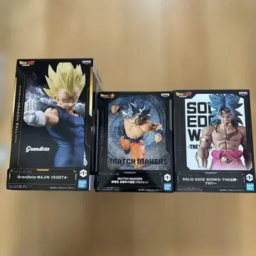 [ 미개봉 ] 드래곤볼 마신 베지터 손오공 브로리 피규어