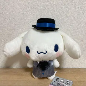 산리오 시나모롤 턱시도 봉제 인형