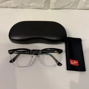 Ray-Ban 클리어/블랙 안경