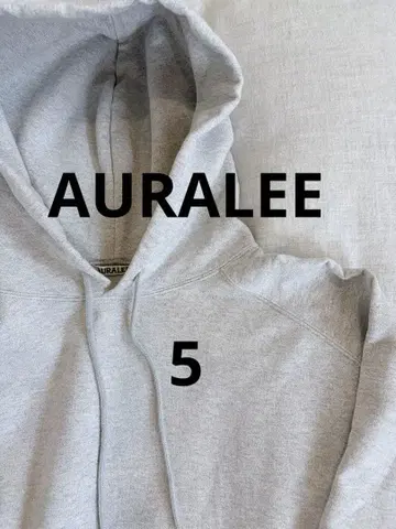 AURALEE SUPER SOFT SWEAT BIG P/O 후드티
