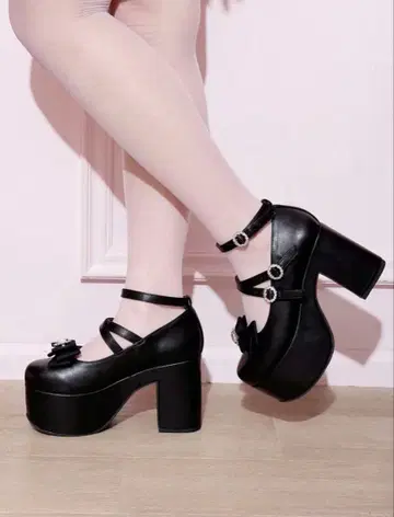 NOEMIE 아가씨 2way 더블 스트랩 펌프스