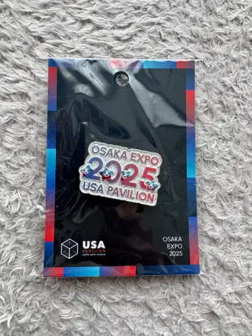 만박 한정판 미국관 핀 배지 OSAKA EXPO2025