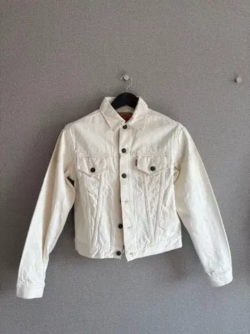 구 드님 오리지널기 화이트 데님 자켓 사이즈 40