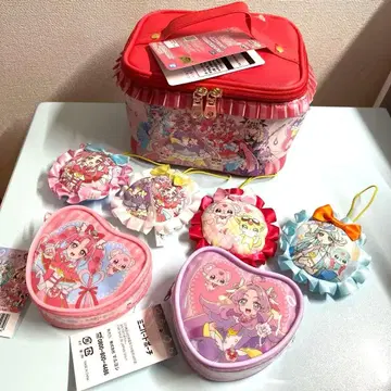 명탐정 프리큐어 백 파우치 마스코트 묶음 판매