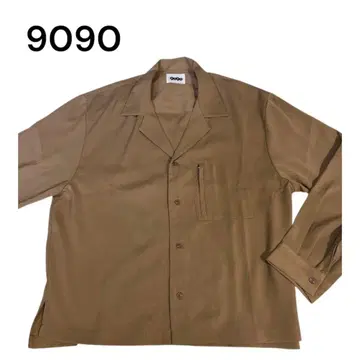 컨디션 최상 9090 오픈 카라 셔츠 자켓 커버올 프리 사이즈