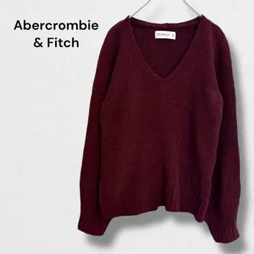 아베크롬비 앤 피치 V넥 니트 스웨터 긴팔 깔끔한 M