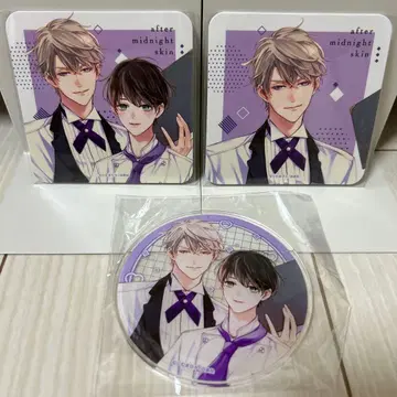 애프터 미드나잇 스킨 하나마루 카페 종이 코스터 아크릴 코스터