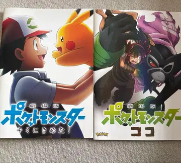 포켓몬스터 극장판 팜플렛 2권 세트