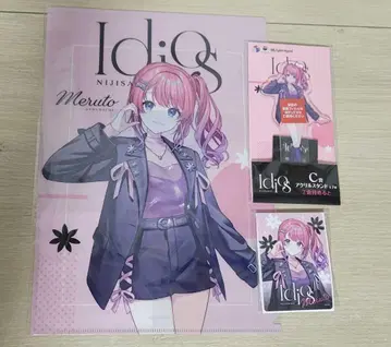 니지산지 쿠라모치 메루토 복권 스퀘어 아크릴 스탠드 Idios 세트