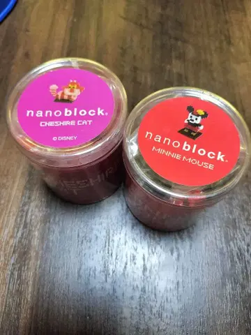 나노블럭 체셔 고양이와 미니 마우스 나노블럭 2개 세트