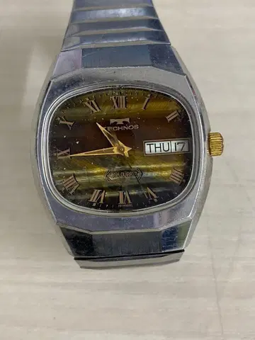 [ WR ] TECHNOS HIGH QUARTZ 손목시계 브라운