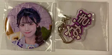 iLiFE 히로인즈 페스티벌 가챠 준령 미키 네임 캔뱃지 아크릴 키링