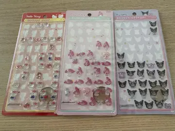 봉봉 드롭 씰 세트 키티 쿠로미 마이멜로디