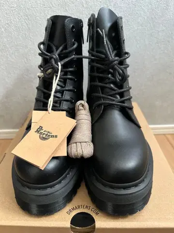 닥터마틴 Dr.Martens JADON UK5 흰색 끈 포함