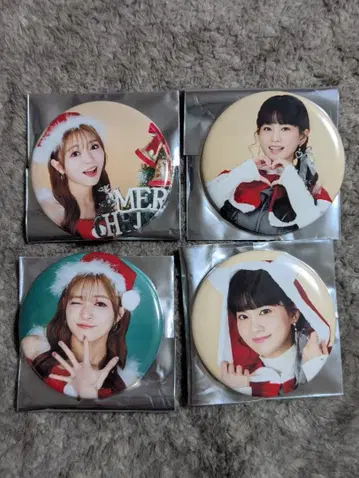 성우 그라프 크리스마스 캔뱃지 오오니시 아구리 와카이 유키