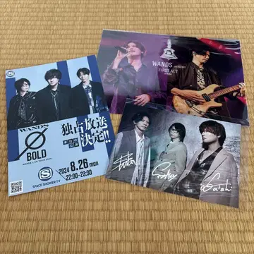 [ 미개봉 ] WANDS 클리어 포스터 포토 카드 전단지