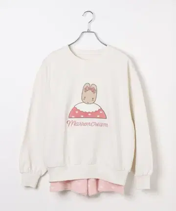 [산리오 캐릭터즈] 모듬 패턴 룸웨어 마론 크림