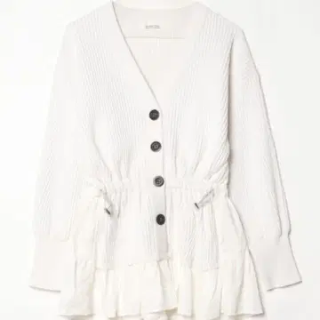 미사용 새상품 아르페쥬 스토리 타프타 도킹 가디건