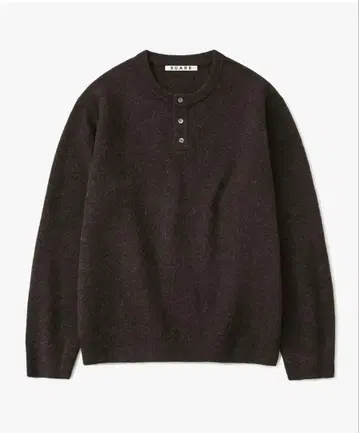[ SUARE ] 데일리 헨리넥 니트 L 사이즈