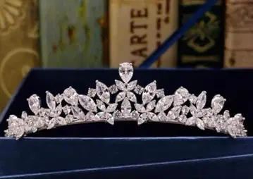 웨딩 큐빅 지르코니아 결혼식 티아라