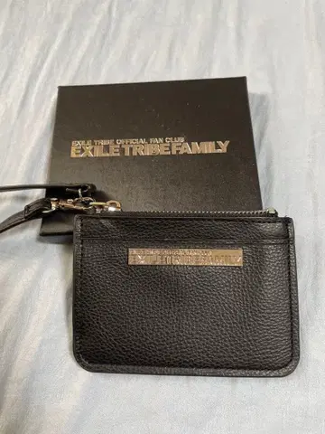 EXILE TRIBE 팬클럽 회원증 케이스 블랙