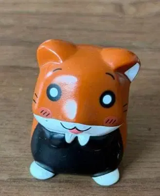 오렌지 컬러 햄스터 피규어