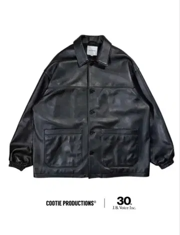 J.B. Voice Inc x COOTIE 레더 카 코트