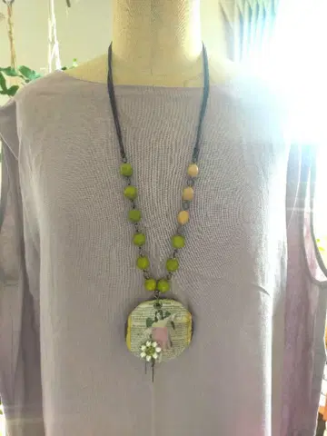 프랑스 빈티지 액세서리 목걸이