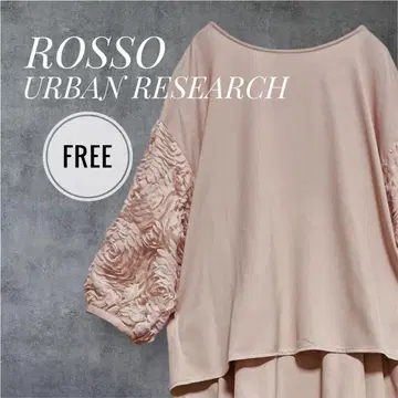 **플라워 슬리브**ROSSO 어반 리서치*코사지 소매*봄 블라우스