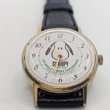 스누피 손목시계 Q&Q 시티즌 작동품 레트로 빈티지