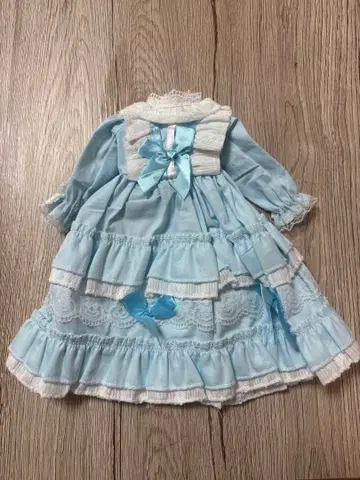 [발송은 3월 25일 이후] 스카이블루 프릴 드레스 헤드밴드 세트