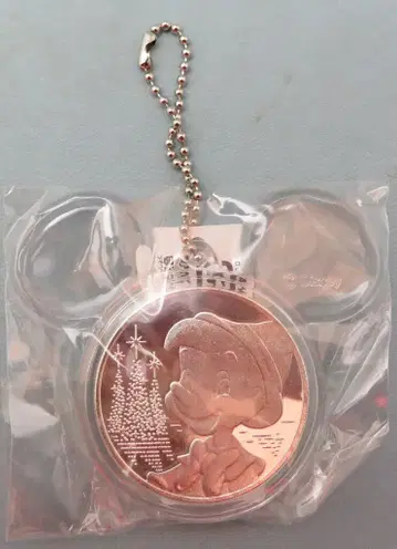 도쿄디즈니씨 오리지널 메달 키링 크리스마스 피노키오
