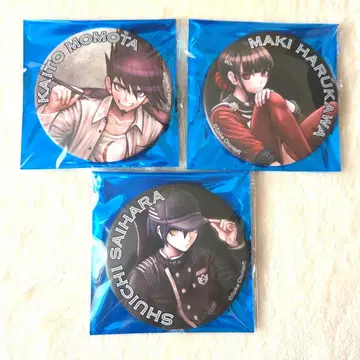 단간론파 사이하라 슈이치 모모타 카이토 하루카와 마키 캔뱃지